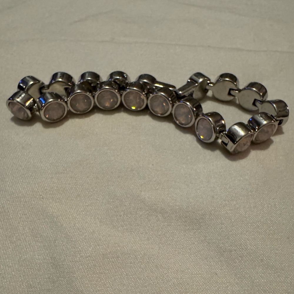 Touchstone Swarovski Crystal Ice Bracelet in Dusty Pink - Picture 4 of 5